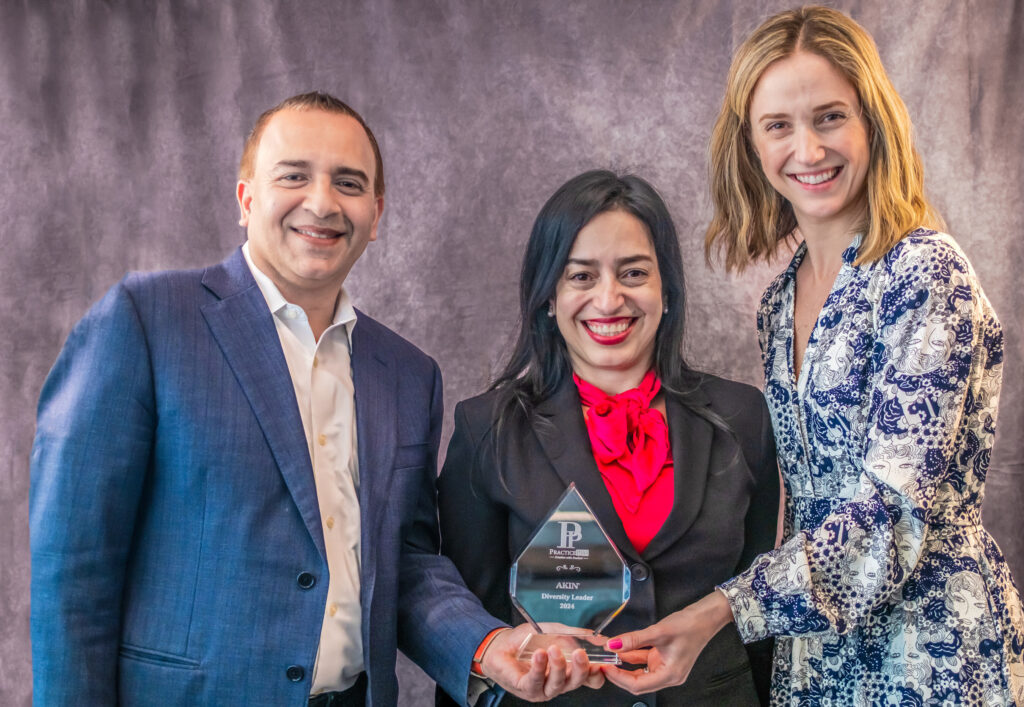 Akin Honored with the 2024 PracticePro Diversity Leadership Award Akin-Award-Group-Photo-1-PracticePro LLC